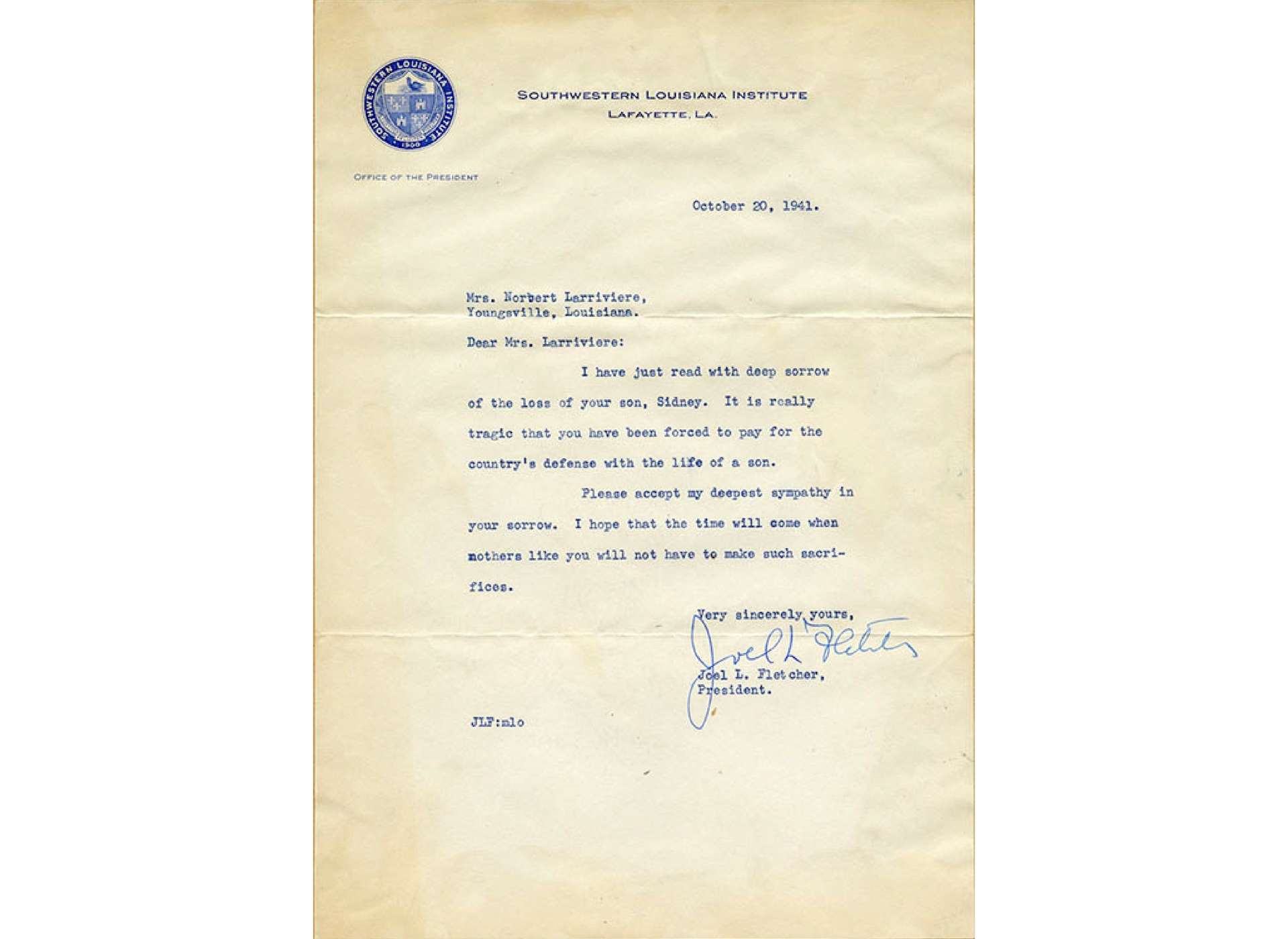 bereavement letter sample
